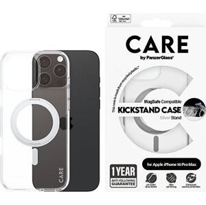 PanzerGlass CARE kryt Apple iPhone 16 Pro Max MagSafe KickStand číry/sivý