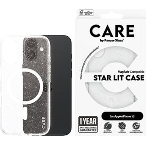 PanzerGlass CARE kryt Apple iPhone 16 MagSafe Star Lit trblietavý/biely