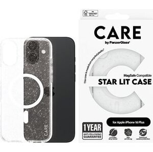 PanzerGlass CARE kryt Apple iPhone 16 Plus MagSafe Star Lit trblietavý/biely