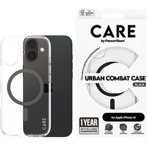 PanzerGlass CARE kryt Apple iPhone 16 MagSafe Urban Combat číry/čierny