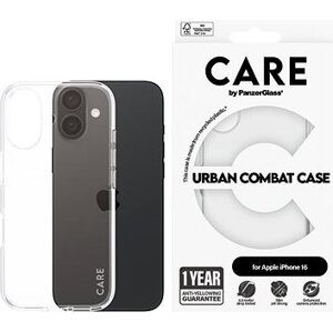 PanzerGlass CARE Kryt Apple iPhone 16 Urban Combat číry