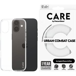 PanzerGlass CARE Kryt Apple iPhone 16 Plus Urban Combat číry