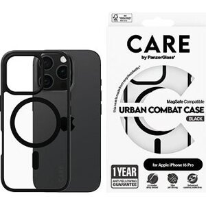 PanzerGlass CARE kryt Apple iPhone 16 Pro MagSafe Urban Combat čierny/čierny