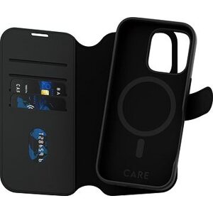 PanzerGlass CARE Puzdro Apple iPhone 16 Pro MagSafe Wallet 2 v 1 čierne