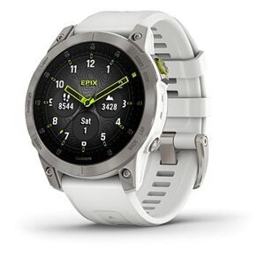 Garmin Epix Sapphire Titan/White Band