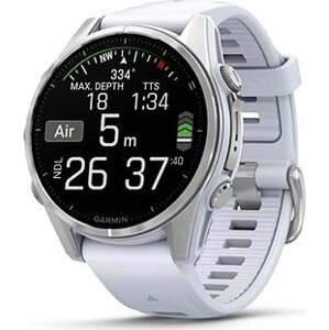 Garmin Fenix 8 43 mm AMOLED Silver/Whitestone Band