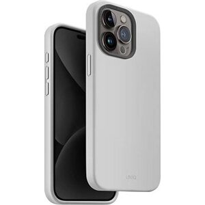 UNIQ Lino Hue MagClick ochranný kryt na iPhone 15 Pro Max, Chalk grey