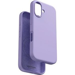 Vention Liquid Silicone Case for iPhone 16 with MagSafe Lilac