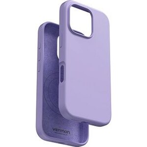 Vention Liquid Silicone Case for iPhone 16 Pro with MagSafe Lilac