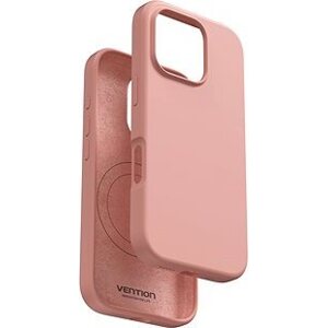 Vention Liquid Silicone Case for iPhone 16 Pro with MagSafe Dusty Pink