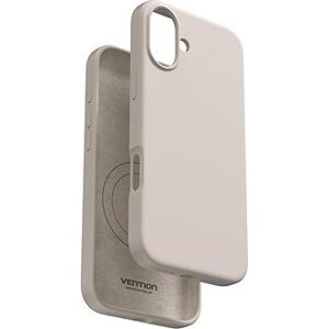 Vention Liquid Silicone Case for iPhone 16 Plus with MagSafe Gravel Gray