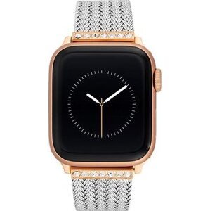 Anne Klein Remienok milánsky ťah na Apple Watch 38 mm/40 mm/41 mm strieborný