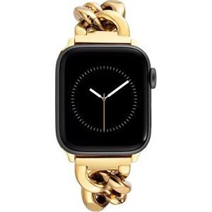 Anne Klein Remienok retiazkový na Apple Watch 42 mm / 44 mm / 45 mm zlatý, 17,5 cm