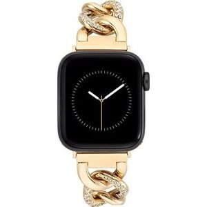 Anne Klein Remienok s kryštálmi pre Apple Watch 38 mm / 40 mm / 41 mm zlatý