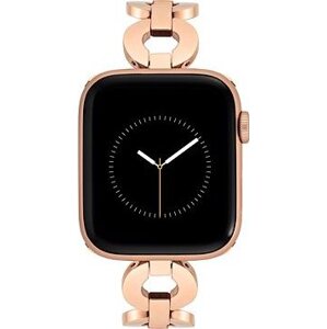 Anne Klein Remienok s antikorovými púzdkami na Apple Watch 38 mm/40 mm/41 mm ružovozlatý