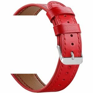 Eternico Leather Band universal Quick Release 20mm červený