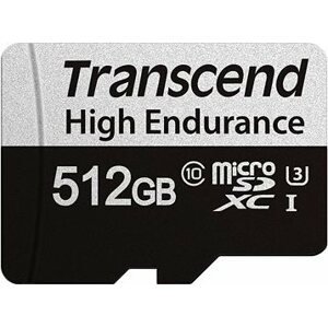 Transcend microSDXC 512 GB 350V + SD adaptér