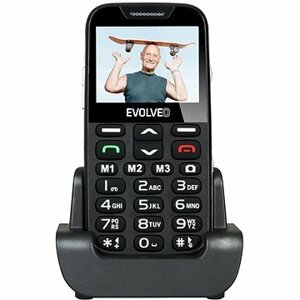 EVOLVEO EasyPhone XD, čierno-strieborný