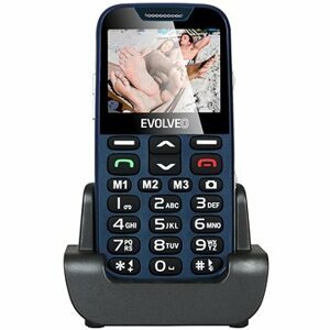 EVOLVEO EasyPhone XD, modro-strieborný