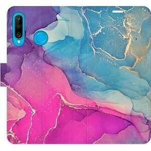 iSaprio flip puzdro Colour Marble 02 pre Huawei P30 Lite