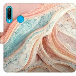 iSaprio flip puzdro Colour Marble pre Huawei P30 Lite