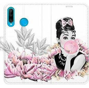 iSaprio flip puzdro Girl with bubble na Huawei P30 Lite