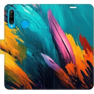 iSaprio flip puzdro Orange Paint 02 pre Huawei P30 Lite