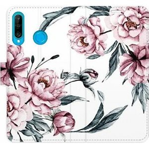 iSaprio flip puzdro Pink Flowers pre Huawei P30 Lite