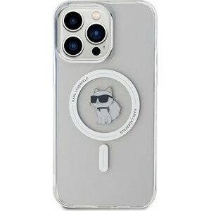 Karl Lagerfeld IML Choupette MagSafe Zadný Kryt pre iPhone 15 Pro Max Transparent