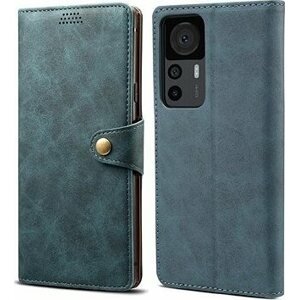 Lenuo Leather flipové puzdro na Xiaomi 12T/12T Pro, modré