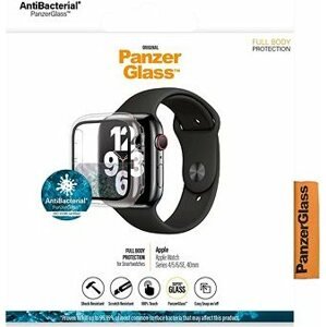 PanzerGlass Full Protection pre Apple Watch 4/5/6/SE 40 mm (číry rámček)