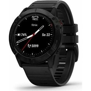 Garmin Fenix 6X Pro Glass Black/Black Band