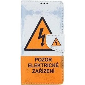 TopQ Xiaomi Redmi 9A knižkový Pozor elektrické zariadenie 51536