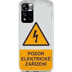 TopQ Xiaomi Redmi Note 11 Pro silikón Pozor elektrické zariadenie 68056