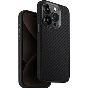 UNIQ Keva MagClick ochranný kryt na iPhone 15 Pro, Carbon (black)