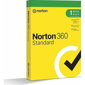 Norton 360 Standard 10 GB, VPN, 1 používateľ, 1 zariadenie, 24 mesiacov (elektronická licencia)