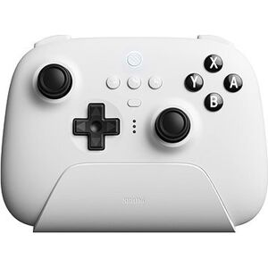 8BitDo Ultimate bezdrôtový ovládač s nabíjacou stanicou – White – Nintendo Switch