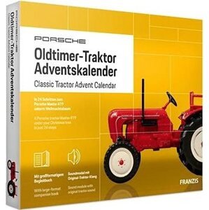 Franzis adventný kalendár Porsche Oldtimer Traktor so zvukom 1 : 43