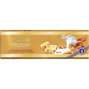 LINDT Gold Tablet White Almond 300 g