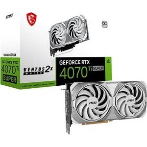 MSI GeForce RTX 4070 Ti SUPER 16G VENTUS 2X WHITE OC