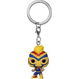 Funko POP! Marvel Luchadores – Captain Marvel – Kľúčenka