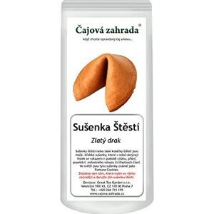 Čajová zahrada - Sušenka štěstí - Zlatý drak 10 ks