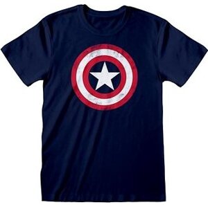 Captain America – Shield Distressed tričko M