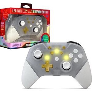 Armor3 NuChamp Wireless Controller for Nintendo Switch (Clear LED)