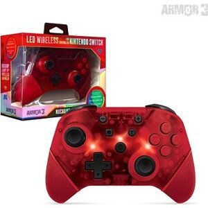 Armor3 NuChamp Wireless Controller for Nintendo Switch (Red LED)