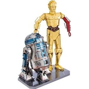 Metal Earth 3D puzzle Star Wars: R2D2 a C-3PO (deluxe súprava)