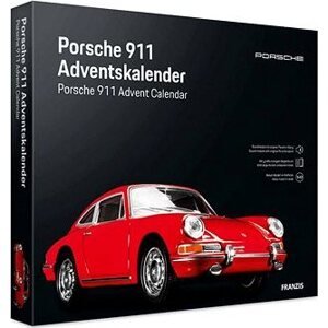 Franzis Verlag adventný kalendár Porsche 911 so zvukom červený 1 : 43