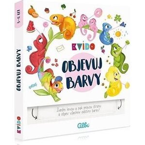 Kvído–- kniha Objavuj farby