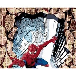 Diamondi – Diamantové maľovanie – SPIDERMAN 3D, 40 × 50 cm, bez rámu a bez vypnutia plátna