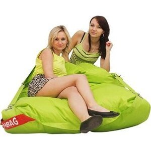 BeanBag - Sedací vak 189×140 comfort s popruhmi limet